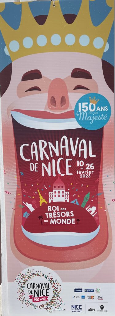 Poster for Nice Carnival 2023