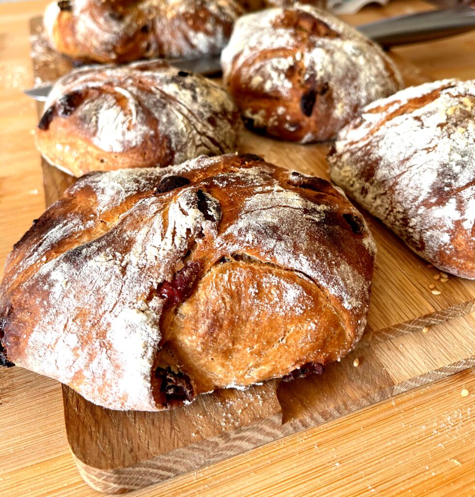 Bread straight from the oven