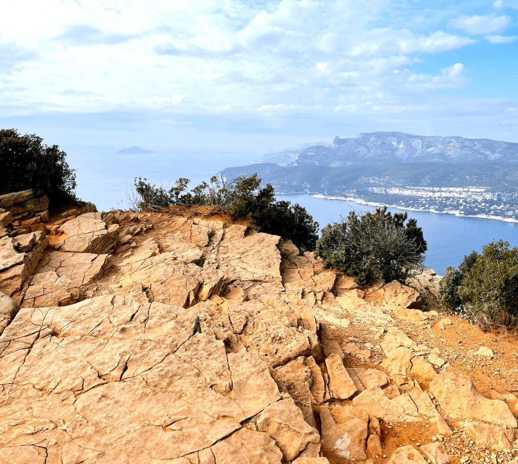 Clifftop above Cassis, France.