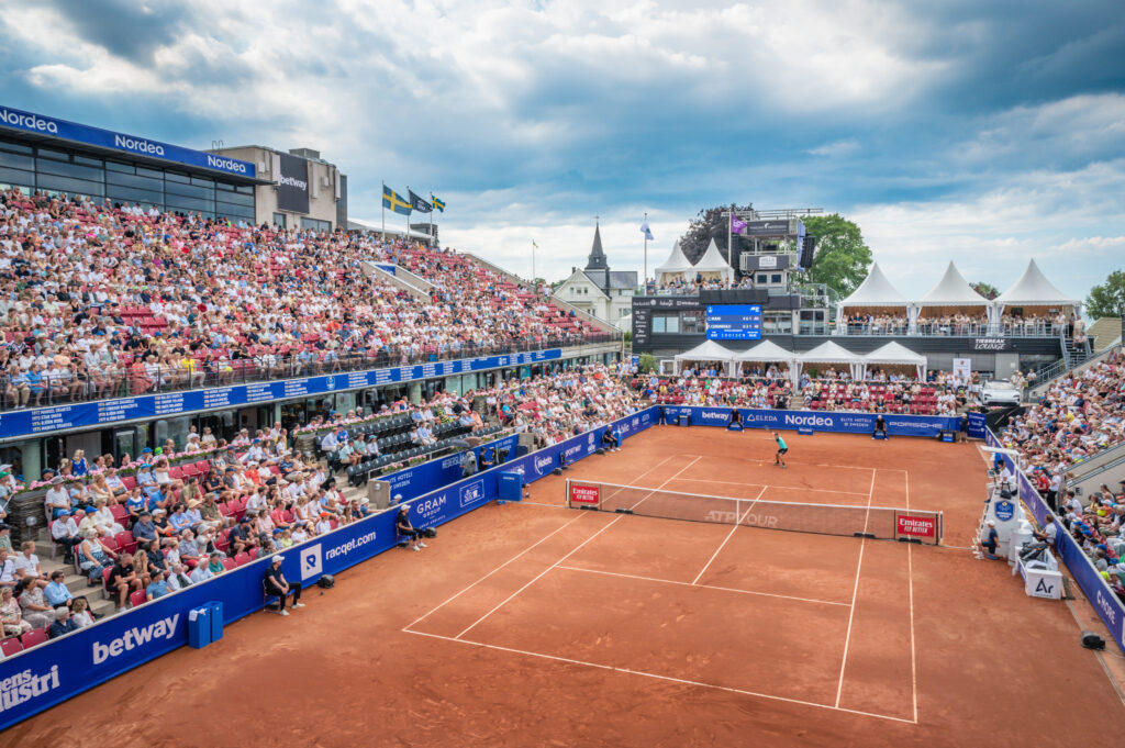 Centrecourt tennis in Båstad, Sweden
