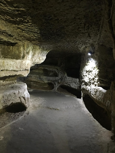 Underground tunnels with over 700 burials