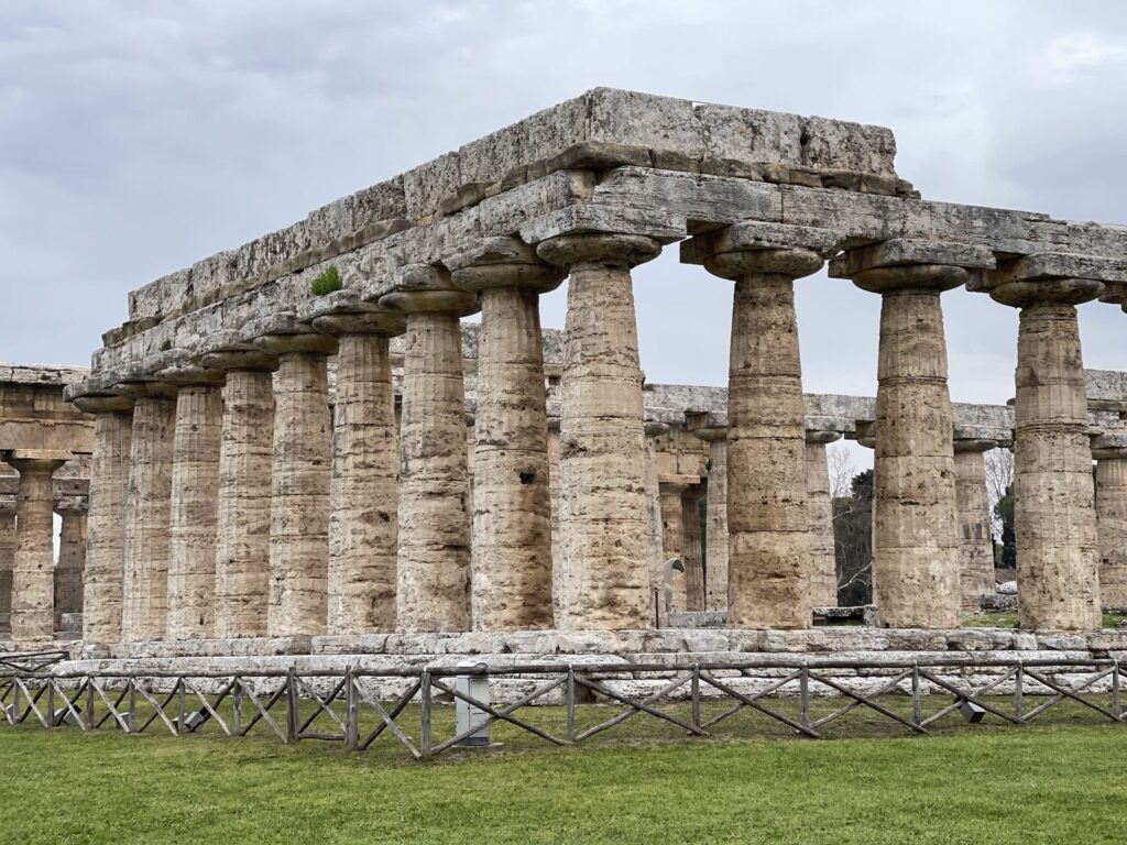 Greek temple in Paestum, Italy