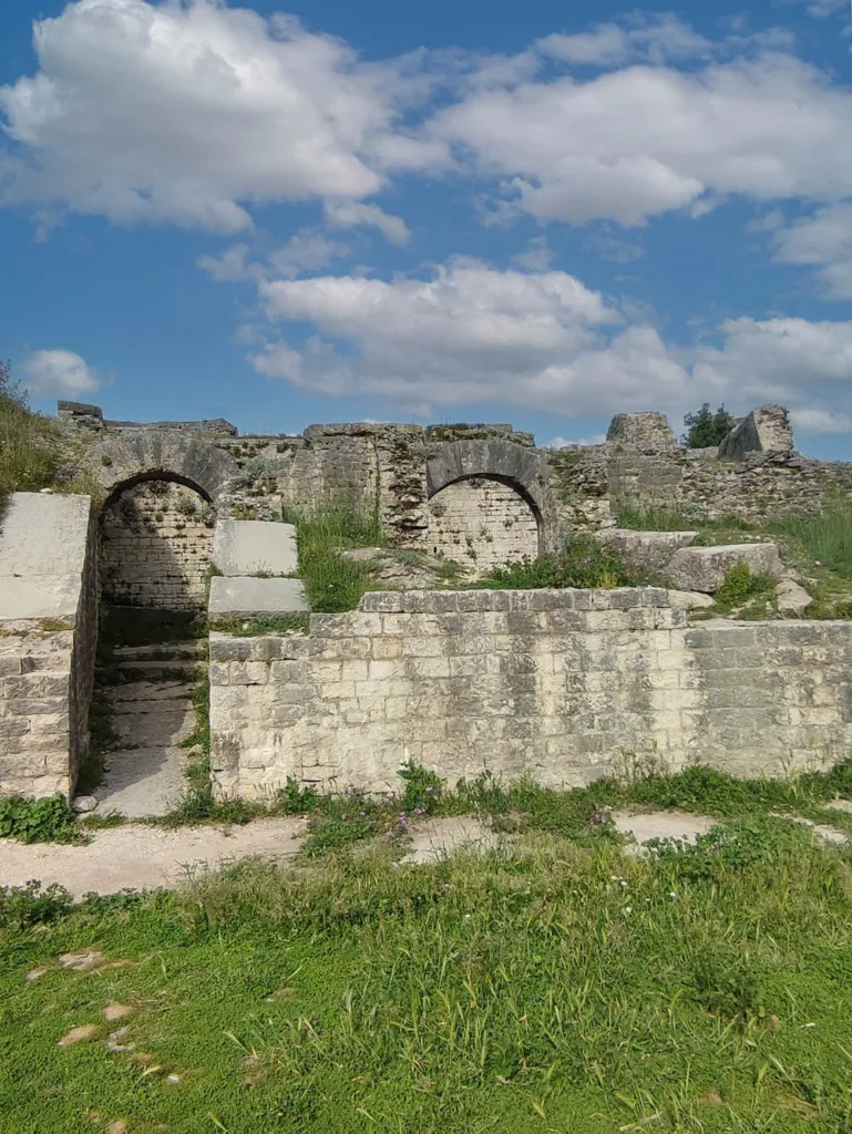 Part of the ruined complex at Salona