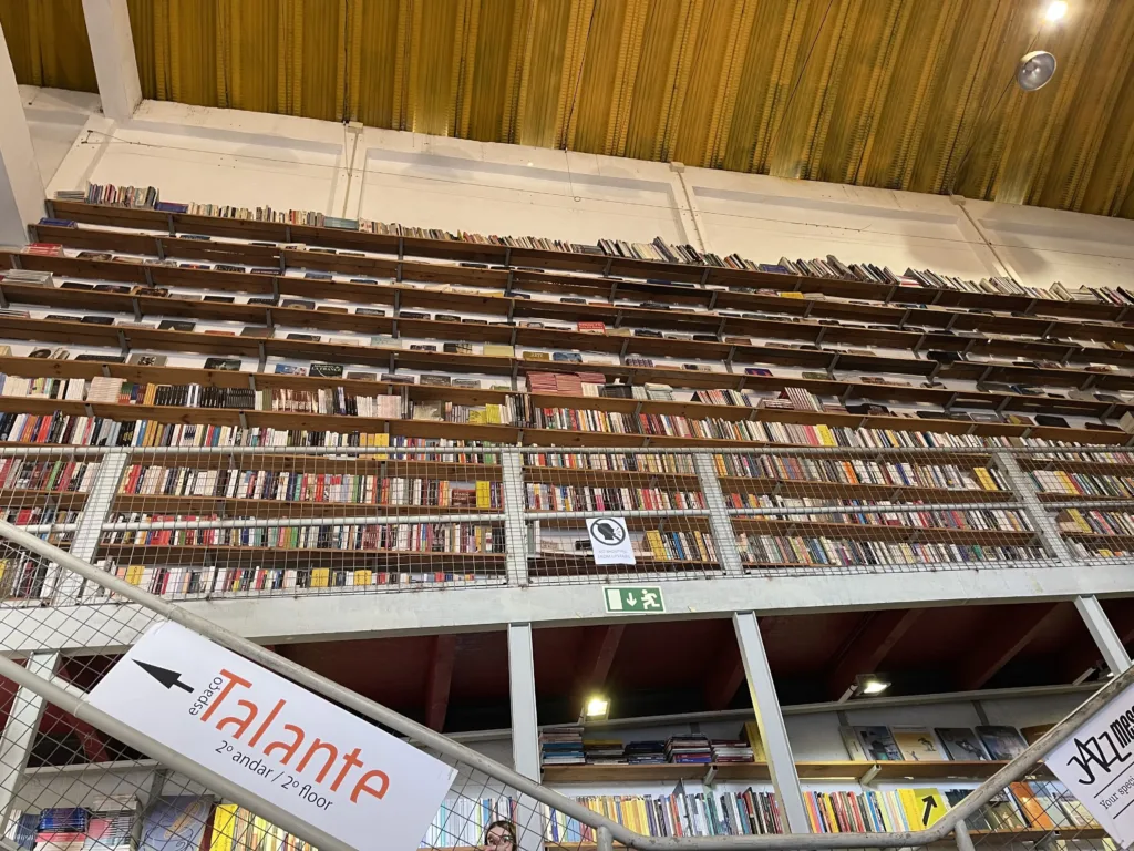Huge wall with books