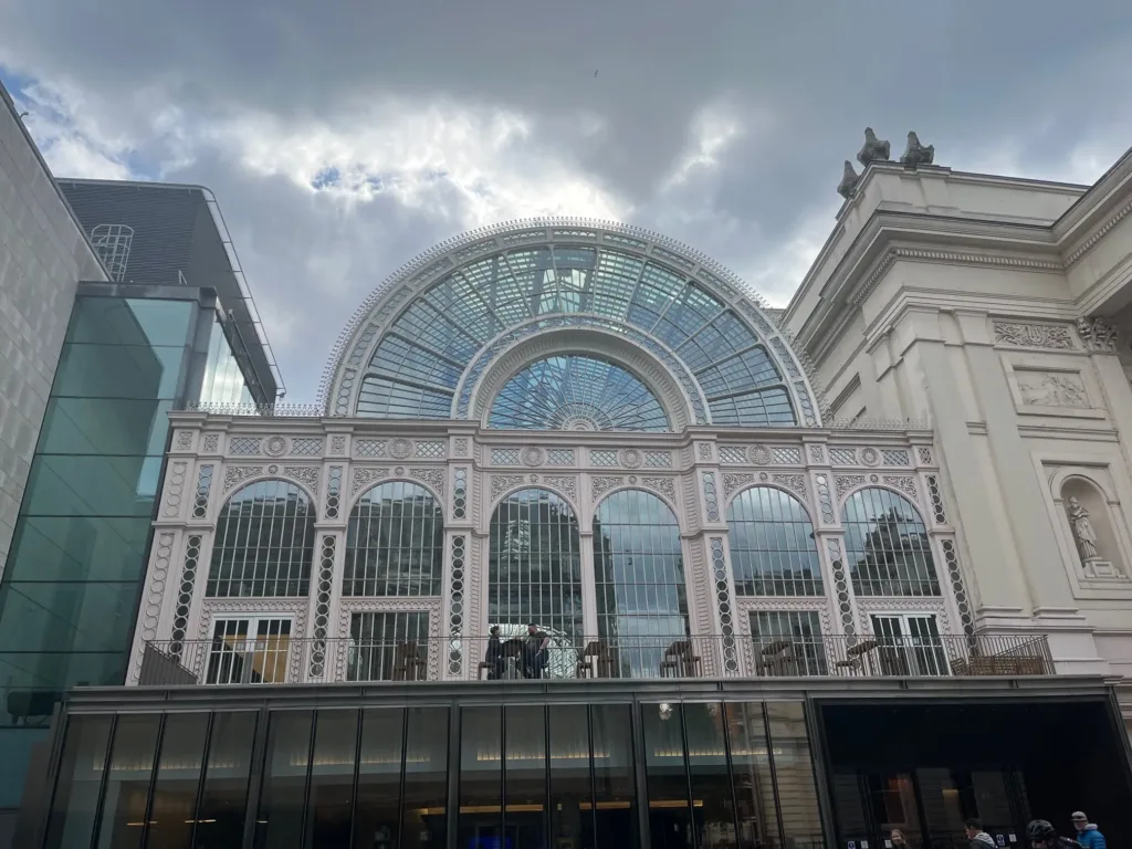 Arched glass and concrete facade of Opera House