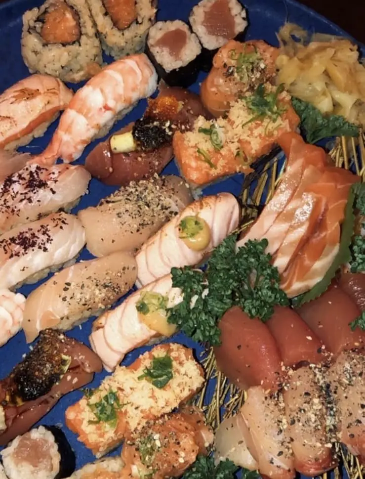 Plate of sushi