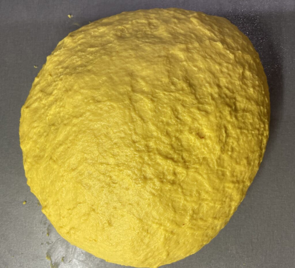 Yellow dough