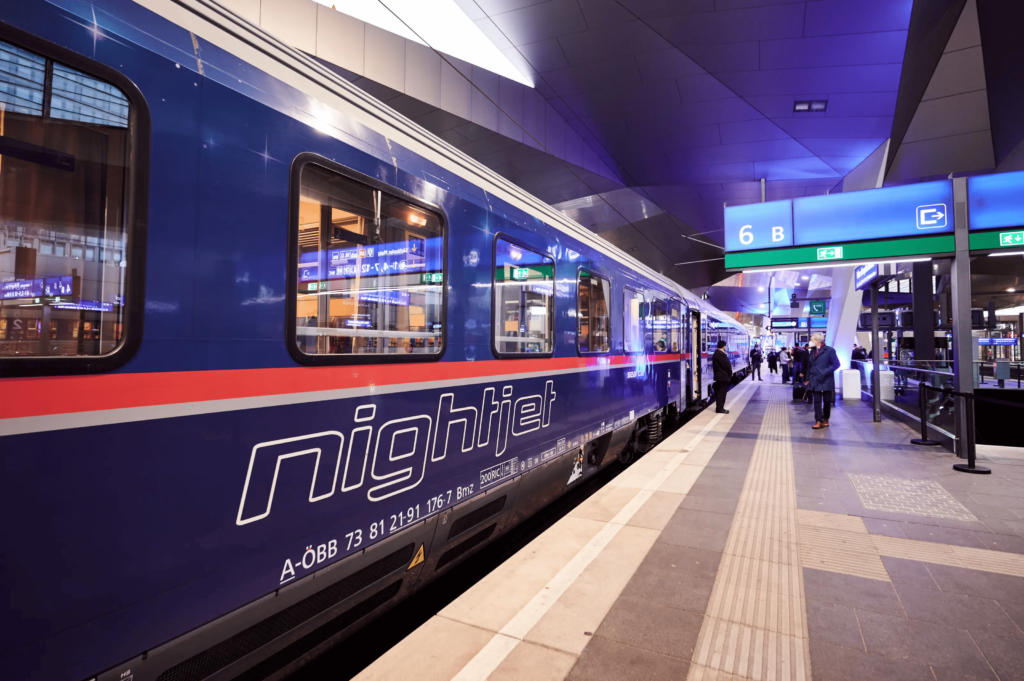 Train at platform