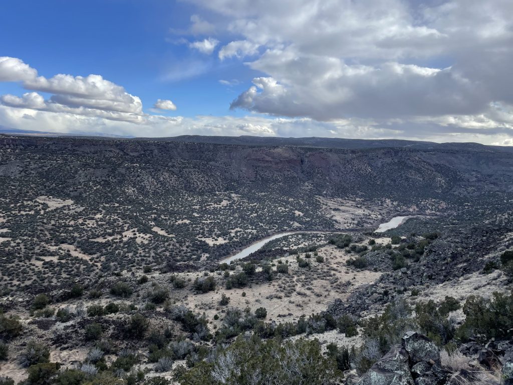 River running through a canyon like environment