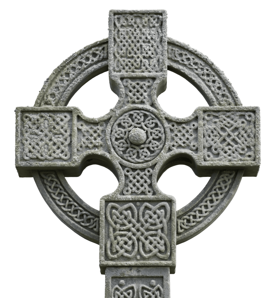 Celtic Cross made out of stone