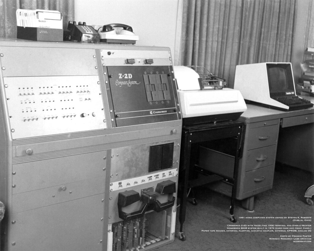 Old computer setup from the 1980s