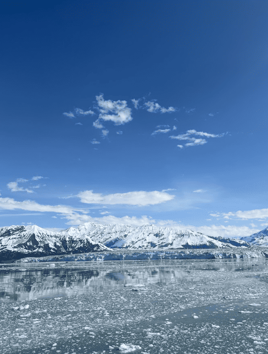 Glacier seen from boat